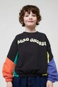 Bobo Choses bluza copii Wavy negru 125AC046