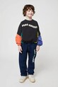 Bobo Choses bluza copii Wavy 125AC046 negru