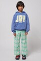 Детская хлопковая кофта Bobo Choses Joy голубой 125AC045