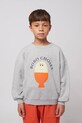 Bobo Choses hanorac de bumbac pentru copii Morning Egg print gri 125AC034