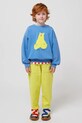 Детская хлопковая кофта Bobo Choses Hug Me Bear голубой 125AC036