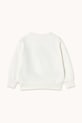 Fiú Tinycottons gyerek melegítőfelső pamutból TINY LEAGUE GRAPHIC SWEATSHIRT SS25.102 bézs