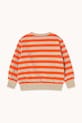 CHLAPEC Dětská bavlněná mikina Tinycottons STRIPES SWEATSHIRT SS25.125 oranžová