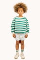 Detská bavlnená mikina Tinycottons STRIPES SWEATSHIRT zelená SS25.125