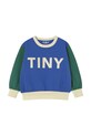Παιδική βαμβακερή μπλούζα Tinycottons COLOR BLOCK SWEATSHIRT SS25.161 μπλε SS25