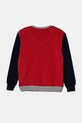 United Colors of Benetton hanorac de bumbac pentru copii 3J68C10N2.G.Seasonal rosu SS25
