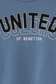 Мальчик Детская хлопковая кофта United Colors of Benetton 3J68C10N2.G.Seasonal голубой