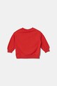 Dječja pamučna dukserica United Colors of Benetton x Snoopy 3PQMG10IA.P.Seasonal crvena SS25
