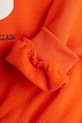 Otroški bombažen pulover Mini Rodini Note 2522011642 oranžna