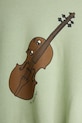 CHLAPEC Dětská bavlněná mikina Mini Rodini Violin 2522016775 zelená
