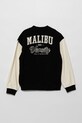Детски суичър United Colors of Benetton 32N4C504V.G.Seasonal черен SS25