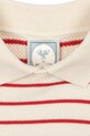 Konges Sløjd bluza bawełniana dziecięca RHW X KS LARGO SWEAT GOTS czerwony KS103608