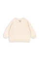 Chłopiec Konges Sløjd bluza bawełniana dziecięca RHW X KS ROLLER SWEAT OCS KS103619 beżowy