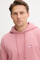 Oblečenie Bavlnená mikina Tommy Jeans DM0DM20258 ružová