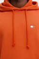 Bavlnená mikina Tommy Jeans DM0DM20258 oranžová