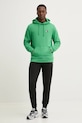 Tommy Jeans hanorac de bumbac DM0DM20258 verde SS25