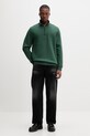 Tommy Jeans bluza męska z bawełną DM0DM20339 zielony SS26