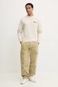 Хлопковая кофта Tommy Jeans DM0DM20341 бежевый SS25