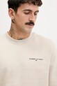 Μπλούζα Tommy Jeans μπεζ DM0DM20249