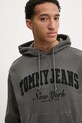 Tommy Jeans bluza bawełniana szary DM0DM20263
