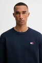 Pamučna dukserica Tommy Jeans mornarsko plava DM0DM20660