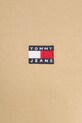 Bavlnená mikina Tommy Jeans DM0DM20660 béžová