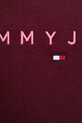 Mikina Tommy Jeans DM0DM20746 burgundské