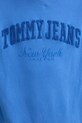 Бавовняна кофта Tommy Jeans DM0DM20262 фіолетовий