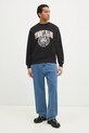 Хлопковая кофта Tommy Jeans DM0DM20640 чёрный SS25