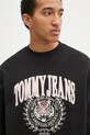 Хлопковая кофта Tommy Jeans чёрный DM0DM20640