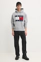 Mikina Tommy Jeans DM0DM21174 sivá SS25