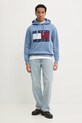 Mikina Tommy Jeans DM0DM21174 modrá SS25