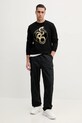 Bavlněná mikina Armani Exchange XM000216.AF10830 černá SS25