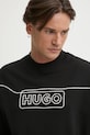 Hugo Blue bluza bawełniana czarny 50530335