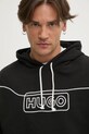 Хлопковая кофта Hugo Blue чёрный 50530342