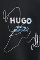 HUGO Blue bluza bawełniana 50534210 czarny