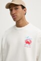 Хлопковая кофта MSGM бежевый 3840MM115.257099