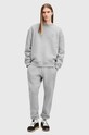 Хлопковая кофта AllSaints HAVEN серый M003NB