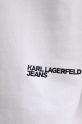 Bavlnená mikina Karl Lagerfeld Jeans A1M20070 biela