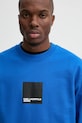 Karl Lagerfeld Jeans hanorac de bumbac albastru A1M20002