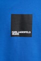 Bavlnená mikina Karl Lagerfeld Jeans A1M20002 modrá