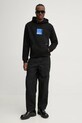 Karl Lagerfeld Jeans hanorac de bumbac A1M20003 negru SS25