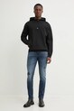 HUGO bluza 50530191 czarny SS25