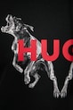 Хлопковая кофта HUGO 50530580 чёрный