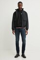 HUGO hanorac de bumbac 50532094 negru SS25