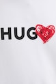 HUGO bluza bawełniana 50530577 biały