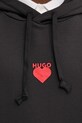 HUGO bluza bawełniana 50530577 czarny