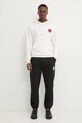 HUGO bluza bawełniana 50530658 biały SS25