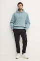 Хлопковая кофта Calvin Klein Jeans J30J326748 бирюзовый SS25