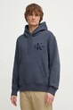 Μπλούζα Calvin Klein Jeans απλικέ μπλε J30J327106